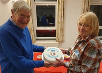 Valerie Brickell with Keith Chanter